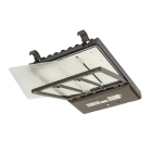 Keystone XFit OpticSwap LED Area Light - Type III, V Included - 290 | 210 | 185W - CCT Selectable - 277-480V - Bronze