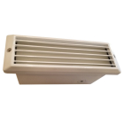 NSL 5W LED Brick Star Step Light - Louvre Cover - 3000K - 468 Lumens - 120V - Aluminum