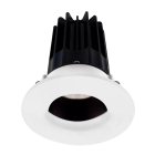 Lotus 2" LED Recessed Downlight - 8W - CCT Selectable - Bronze Reflector - Wall Wash Trim - 120V