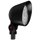 RAB LF17 Field-Adjustable LED Landscape Flood - 8W - CCT Selectable - 120V - Black