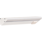 Task Lighting 10.5" 6W Lighted Power Strip - 1 Receptacle - 3000K - 300 Lumens - 12V - White