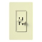 Lutron Skylark Dual Slide-to-Off Fan and Light Control - Almond