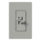 Lutron Skylark Dual Slide-to-Off Fan and Light Control - Gray
