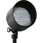 Dabmar 9W LED Flood Light w/ Hood - PAR36 Lamp - 3000K - 12V - Black