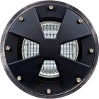Dabmar 9W LED In-Ground Well Light - PAR36 Lamp - RGB Tunable + 2700K - 12V - Black