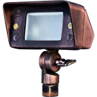 Dabmar 4W LED Flood Light w/ Hood - 3000K - 12V - Antique Bronze