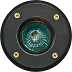 Dabmar 7W LED In-Ground Well Light - MR16 Lamp - 2700K - 12V - Black