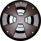 Dabmar 7W LED In-Ground Well Light - MR16 Lamp - 2700K - 12V - Bronze
