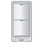 Wattstopper 2-Button Low Voltage Wall Switch - 24V - Gray