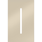 Lutron GRAFIK T New Architectural Wallplate - 1-Gang - Bright Nickel