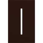 Lutron GRAFIK T New Architectural Wallplate - 1-Gang - Brown