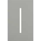 Lutron GRAFIK T New Architectural Wallplate - 1-Gang - Gray