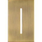 Lutron GRAFIK T New Architectural Wallplate - 1-Gang - Antique Brass