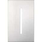 Lutron GRAFIK T New Architectural Wallplate - 1-Gang - Satin Chrome