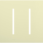 Lutron GRAFIK T New Architectural Wallplate - 2-Gang - Almond