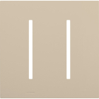 Lutron GRAFIK T New Architectural Wallplate - 2-Gang - Taupe