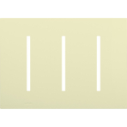 Lutron GRAFIK T New Architectural Wallplate - 3-Gang - Almond