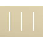 Lutron GRAFIK T New Architectural Wallplate - 3-Gang - Ivory