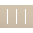 Lutron GRAFIK T New Architectural Wallplate - 3-Gang - Taupe