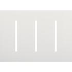 Lutron GRAFIK T New Architectural Wallplate - 3-Gang - White