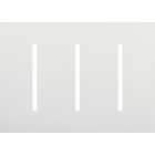 Lutron GRAFIK T New Architectural Wallplate - 3-Gang - Clear Glass