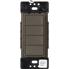 Lutron RadioRA 3 Sunnata Keypad - 3 Button w/ Raise-Lower - Truffle