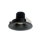 Nora Lighting 4" Iolite LED Downlight - Round Bullnose - 1000 Lumens - 3500K - Black