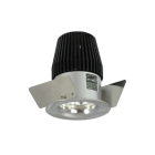 Nora Lighting 1" Iolite LED Downlight - Round Bullnose - 4000K - Natural Metal