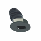 Nora Lighting 1" Iolite LED Downlight - Round Adjustable Slot - Comfort Dim - Black