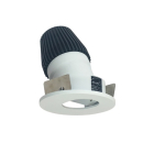 Nora Lighting 1" Iolite LED Downlight - Round Adjustable Slot - 5000K - Matte Powder White
