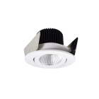 Nora Lighting 2" Iolite LED Downlight - Round Adjustable Gimbal - 1000 Lumens - 3500K - White