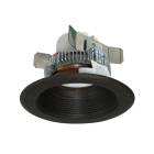 Nora Lighting 4" 12W Cobalt Round LED Retrofit Downlight - Dimmable - 2700K - 750 Lumens - 120V - Bronze