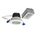 Nora Lighting 2" M2 Round LED Downlight - 400 Lumens - 6W - 3000K - 120V - Matte Powder White