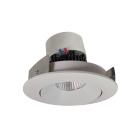 Nora Lighting 4" Pearl LED Retrofit Downlight - Round Adjustable Cone - 950 Lumens - Dim to Warm - White
