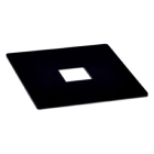 Nora Lighting Square Outlet Box Cover - Black