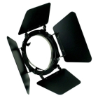 Nora Lighting Barn Door Lens for Aiden Track Heads - Black