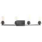 Progress Lighting Debut 4-Light Bath Vanity Light - 120V - Graphite