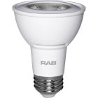RAB 7W LED PAR20 - Dimmable - 25º Beam Angle - 3000K - 550 Lumens - 120V