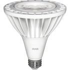 RAB 26W LED PAR38 - 40º Beam Angle - 4000K - 2,400 Lumens - 120-277V