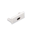 American Lighting End Cap with Power Feed for Helm Recessed Mounting Channel