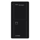 Lutron 2-Button Pico Smart Remote - Screen Icons and Text ("Screen") - Black