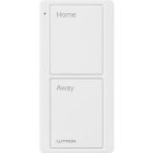 Lutron 2-Button Scene Pico Smart Remote - Pre-engraved Text ("Home/Away") - White