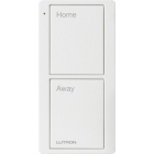 Lutron 2-Button Scene Pico Smart Remote - Pre-engraved Text ("Home/Away") - Snow