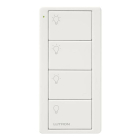 Lutron 4-Button Pico Smart Remote - Scene Control - Light Icons - White