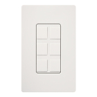 Lutron Multi-Port Frame - Field Customizable - White