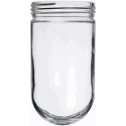 RAB Clear Round Bottom Glass Globe - 100 Series