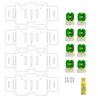 PROLIGHTING 96" 4-Lamp Strip Retrofit Kit - Non-Shunted Sockets - T8 LED Tube Ready
