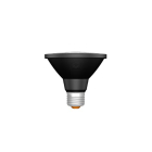Green Creative REFINE Series LED PAR30 Short Neck - 11W - 3000K - 40° + 25° Swappable Optics - 120V - Black