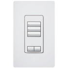 Lutron RadioRA 2 seeTouch Wall-Mount Designer Keypad - 3 Button w/ Raise-Lower - White