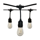 SATCO|NUVO 24' Indoor/Outdoor LED String Light - S14 Lamps Included - 2700K - 120V